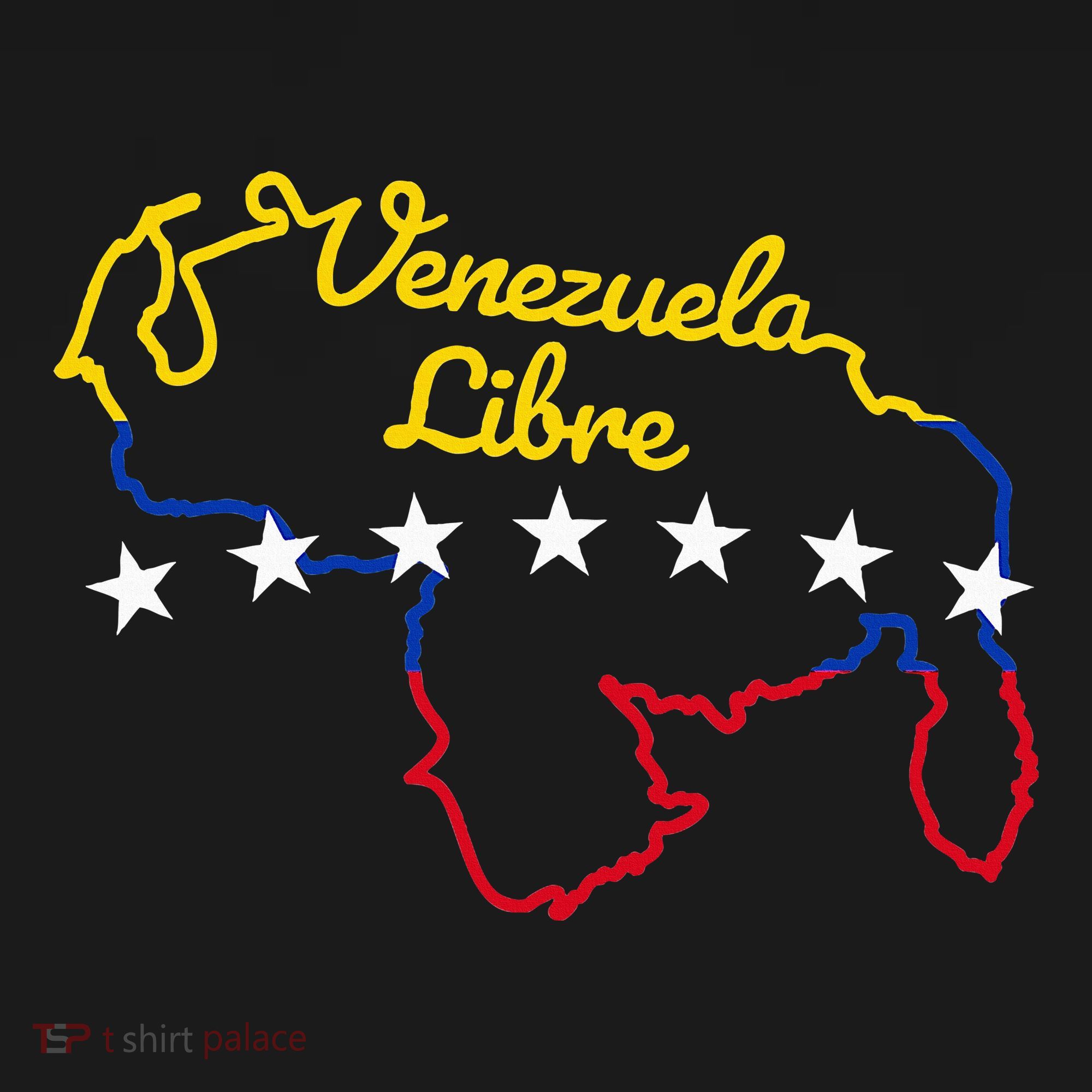 Venezuela Libre 7 Stars Flag Venezuelan Map Souvenir Women's Hoodie
