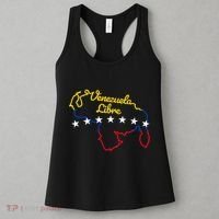 Venezuela Libre 7 Stars Flag Venezuelan Map Souvenir Women's Tank Top thumb 3