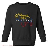 Venezuela Libre 7 Stars Flag Venezuelan Map Souvenir Toddler Sweatshirt thumb 0