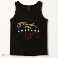 Venezuela Libre 7 Stars Flag Venezuelan Map Souvenir Tank Top thumb 2
