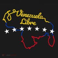 Venezuela Libre 7 Stars Flag Venezuelan Map Souvenir Visor thumb 3