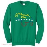 Venezuela Libre 7 Stars Flag Venezuelan Map Souvenir Sweatshirt thumb 0