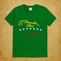 Venezuela Libre 7 Stars Flag Venezuelan Map Souvenir T-Shirt thumb 5