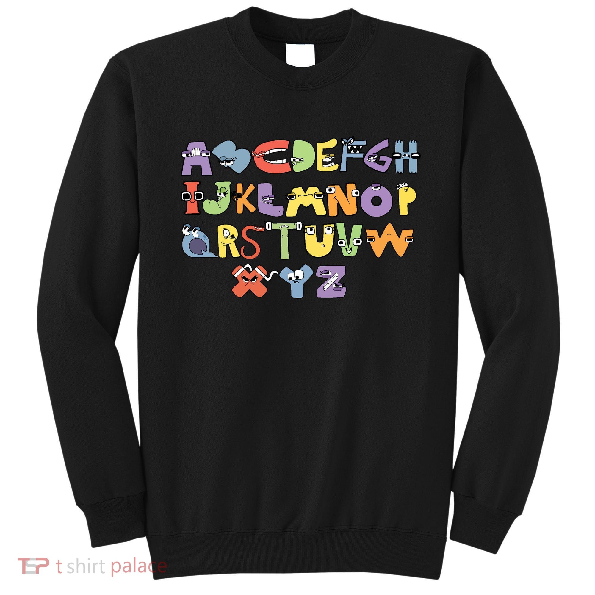 Villain Letter Abcs Evil Alphabet Lore Sweatshirt
