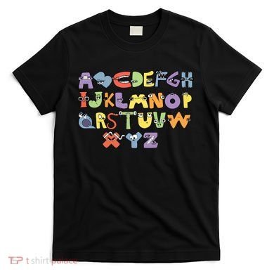 Villain Letter Abcs Evil Alphabet Lore T-Shirt