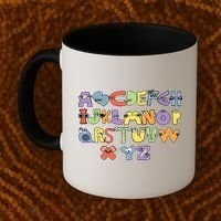 Villain Letter Abcs Evil Alphabet Lore Coffee Mug thumb 2