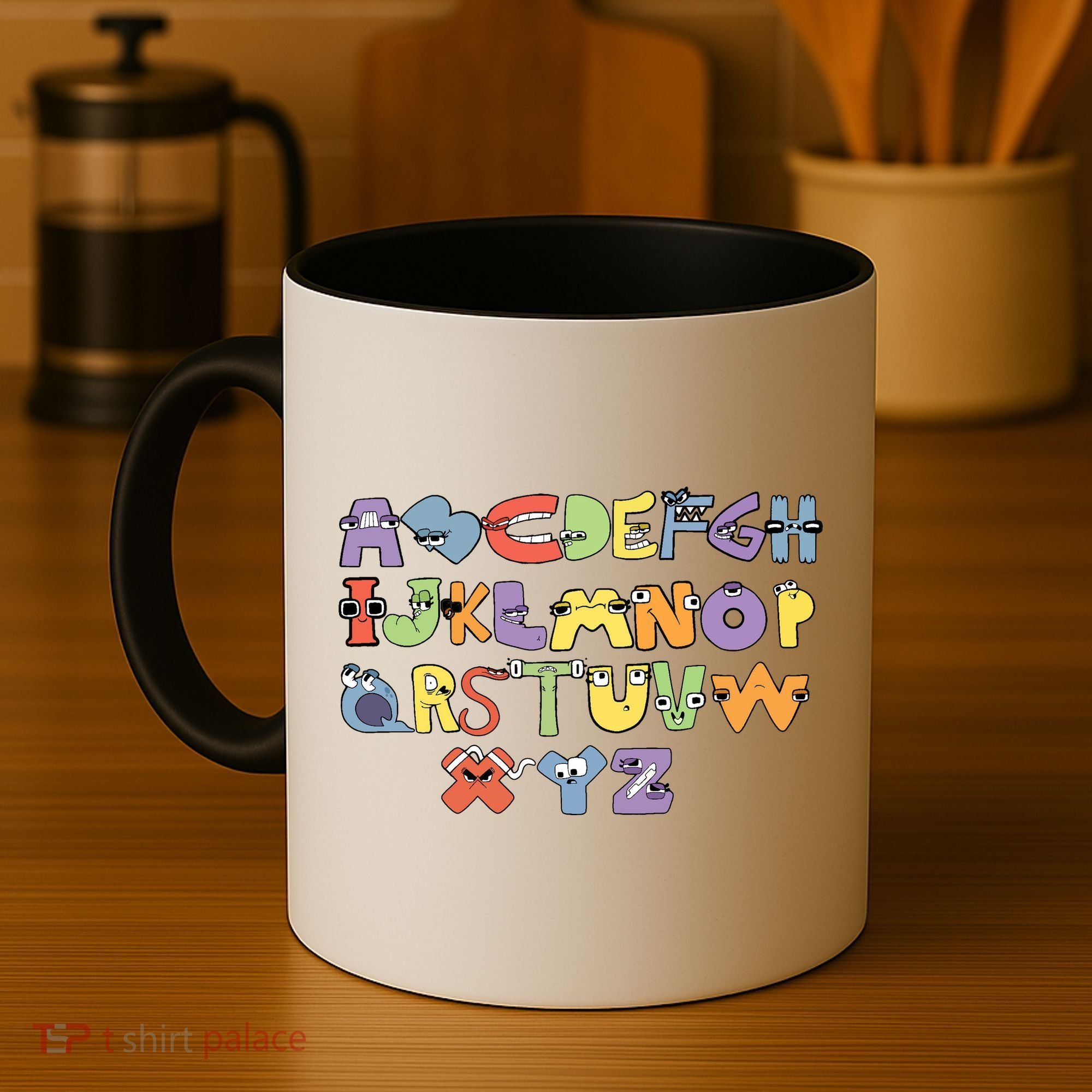 Villain Letter Abcs Evil Alphabet Lore Coffee Mug