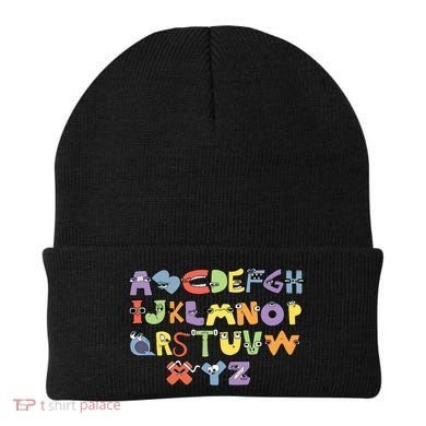 Villain Letter Abcs Evil Alphabet Lore Beanie