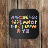 Villain Letter Abcs Evil Alphabet Lore Coaster thumb 0