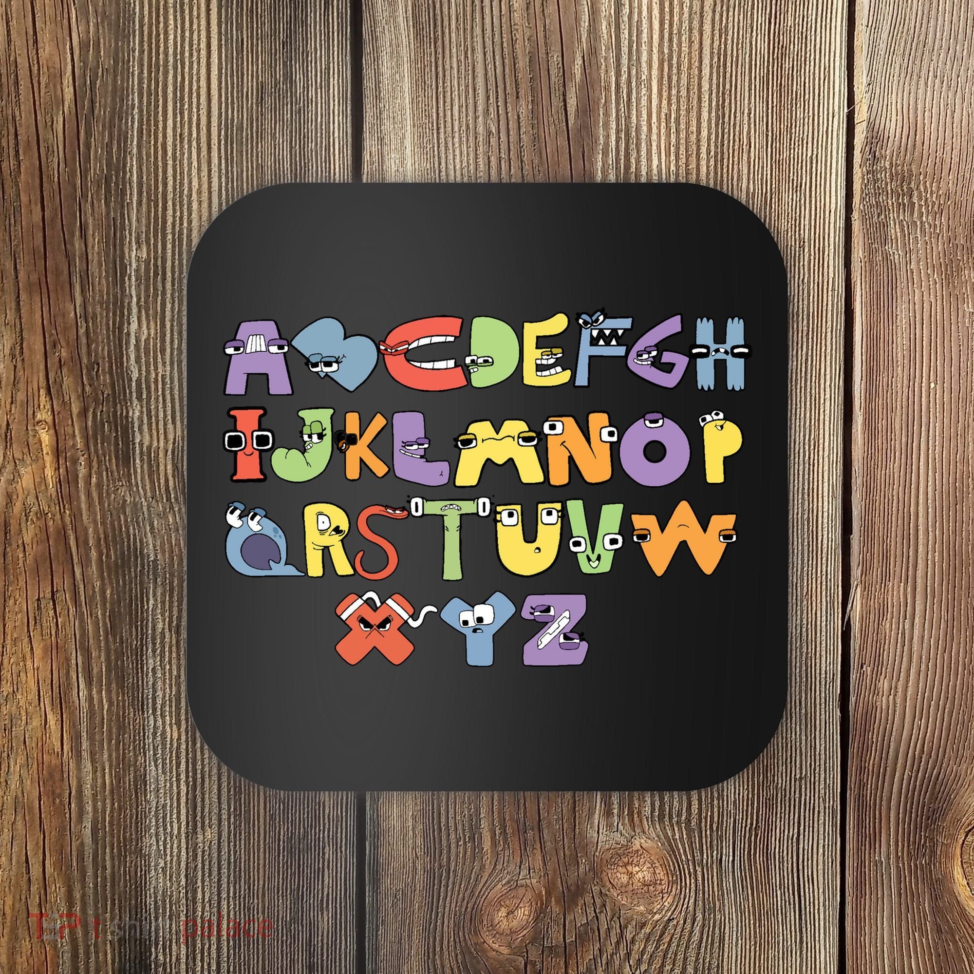 Villain Letter Abcs Evil Alphabet Lore Coaster
