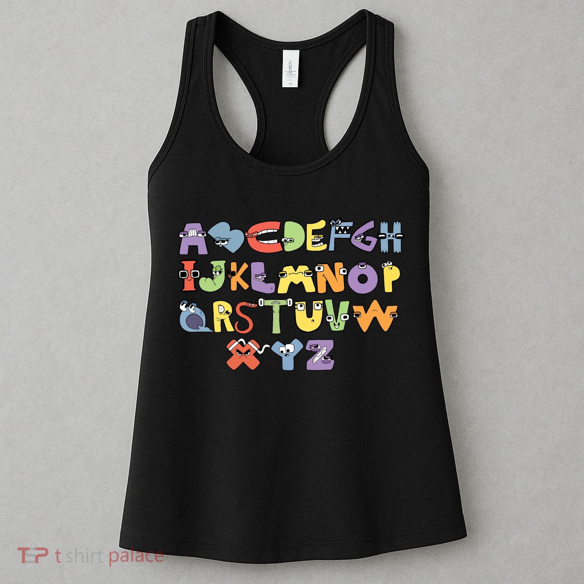 Villain Letter Abcs Evil Alphabet Lore Women's Tank Top
