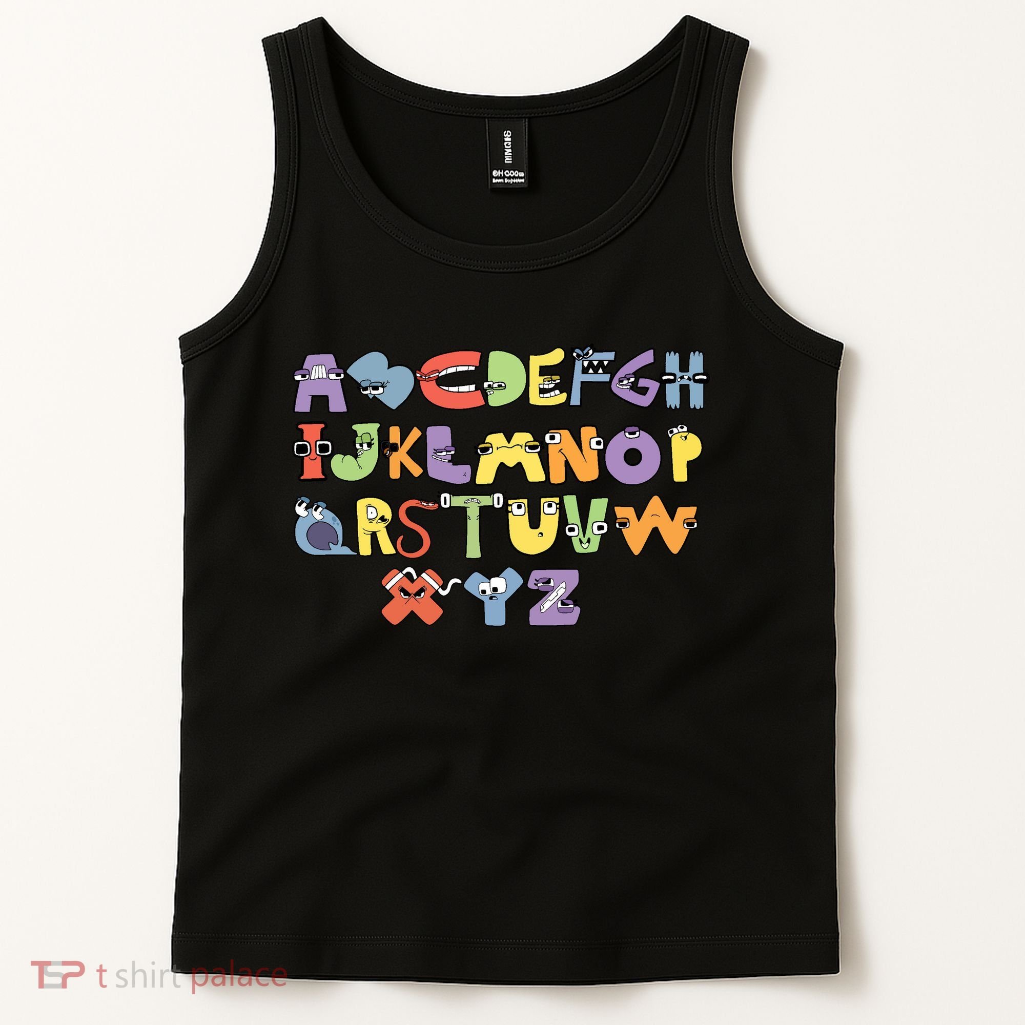 Villain Letter Abcs Evil Alphabet Lore Tank Top