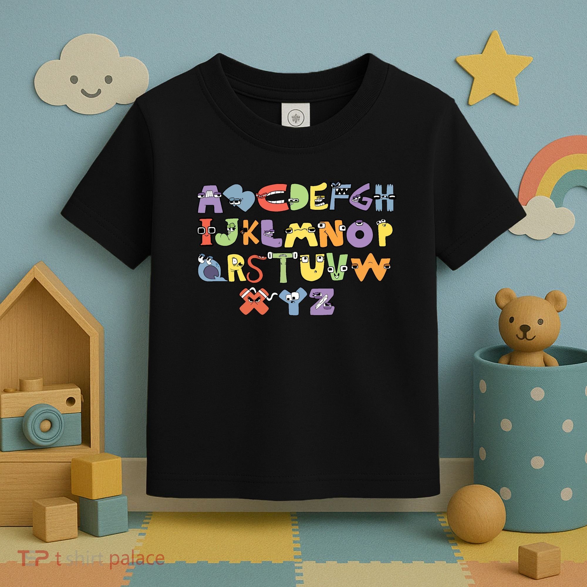 Villain Letter Abcs Evil Alphabet Lore Toddler T-Shirt