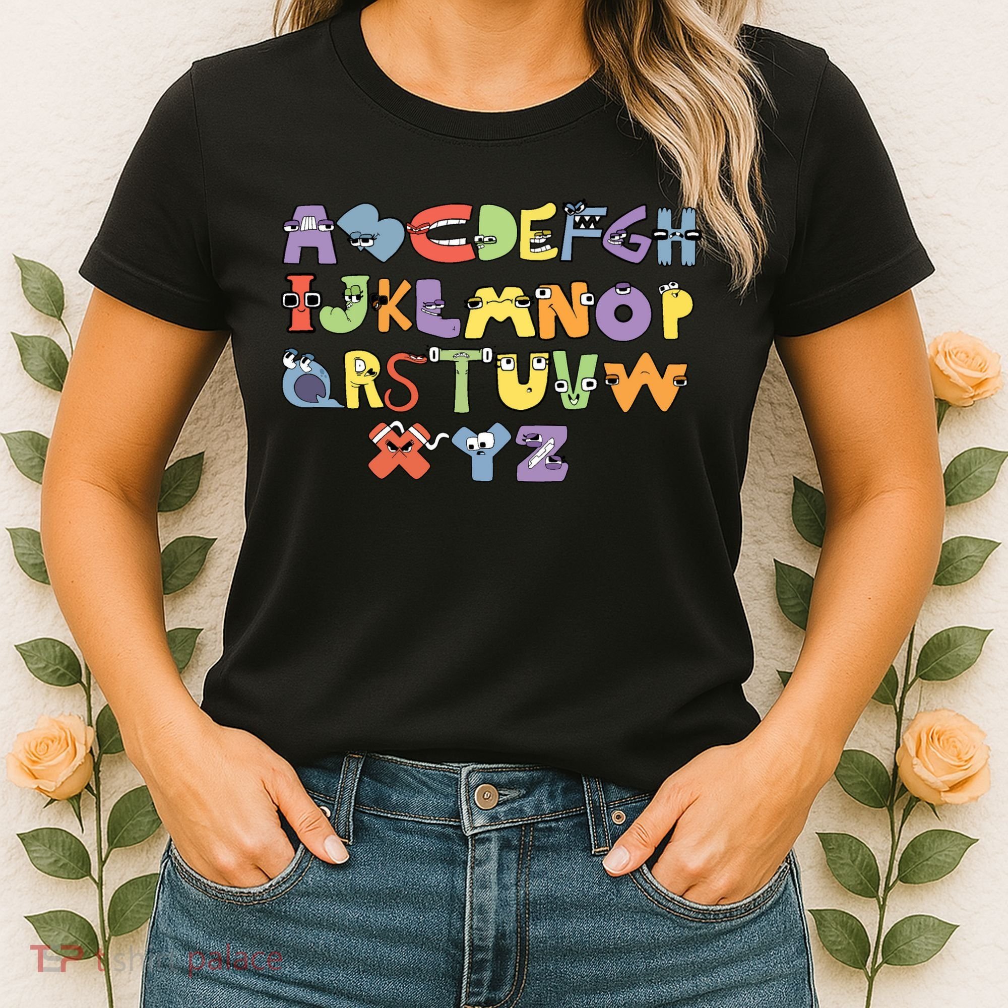 Villain Letter Abcs Evil Alphabet Lore Women's T-Shirt