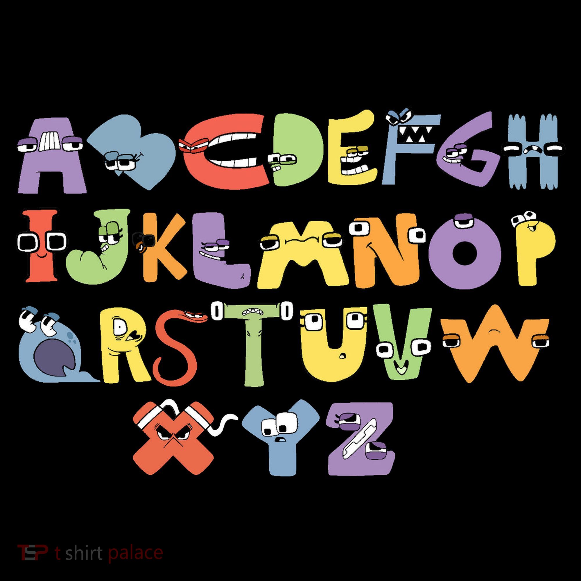 Villain Letter Abcs Evil Alphabet Lore Kids Sweatshirt
