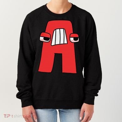 Villain Letter Abc Costume Boys Matching Evil Alphabet Lore Women's Sweatshirt