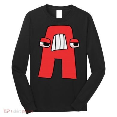 Villain Letter Abc Costume Boys Matching Evil Alphabet Lore Long Sleeve Shirt