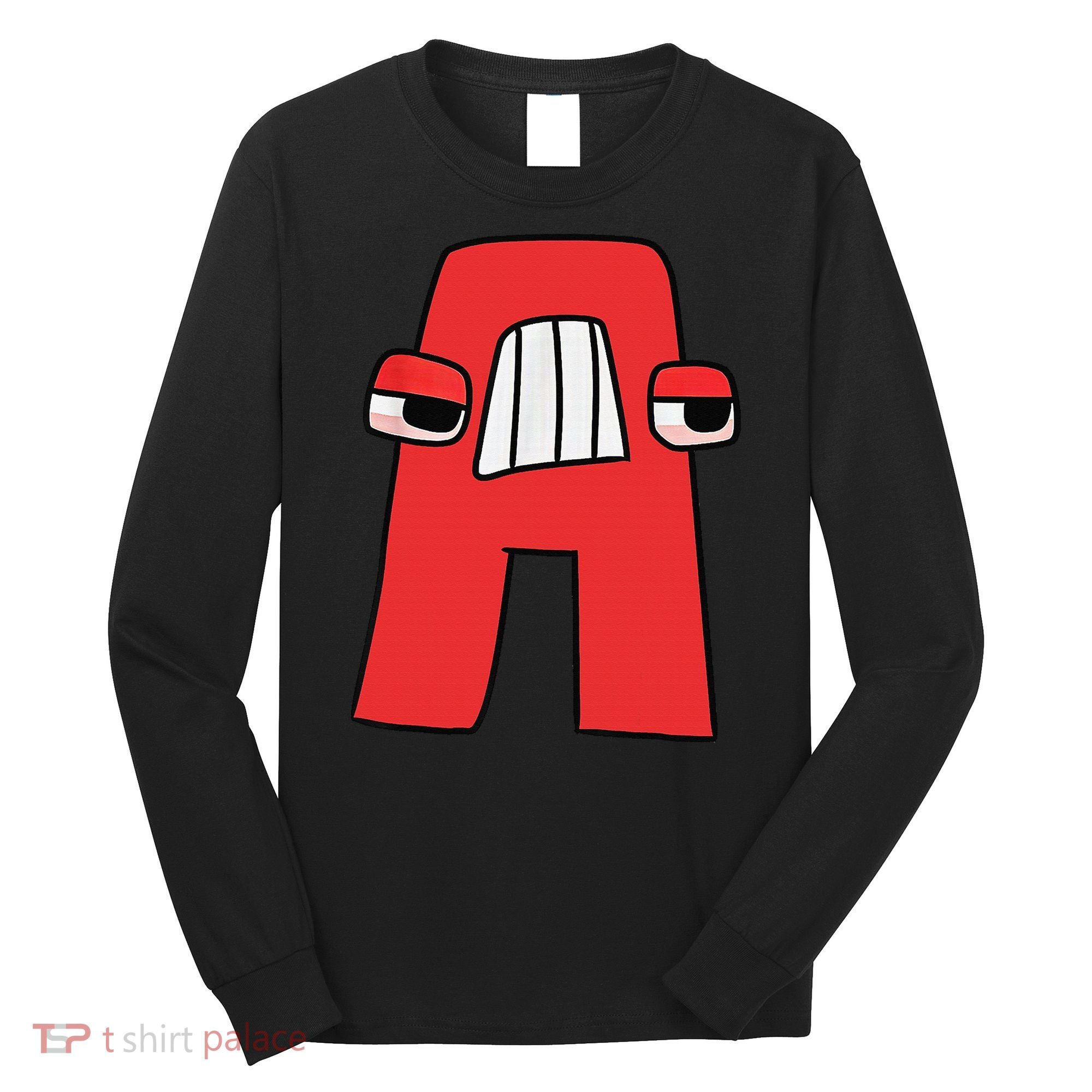 Villain Letter Abc Costume Boys Matching Evil Alphabet Lore Long Sleeve Shirt