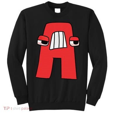 Villain Letter Abc Costume Boys Matching Evil Alphabet Lore Sweatshirt