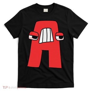 Villain Letter Abc Costume Boys Matching Evil Alphabet Lore T-Shirt