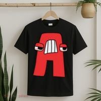 Villain Letter Abc Costume Boys Matching Evil Alphabet Lore T-Shirt thumb 2