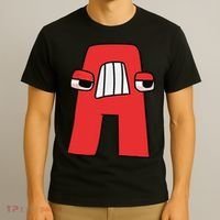 Villain Letter Abc Costume Boys Matching Evil Alphabet Lore T-Shirt thumb 3