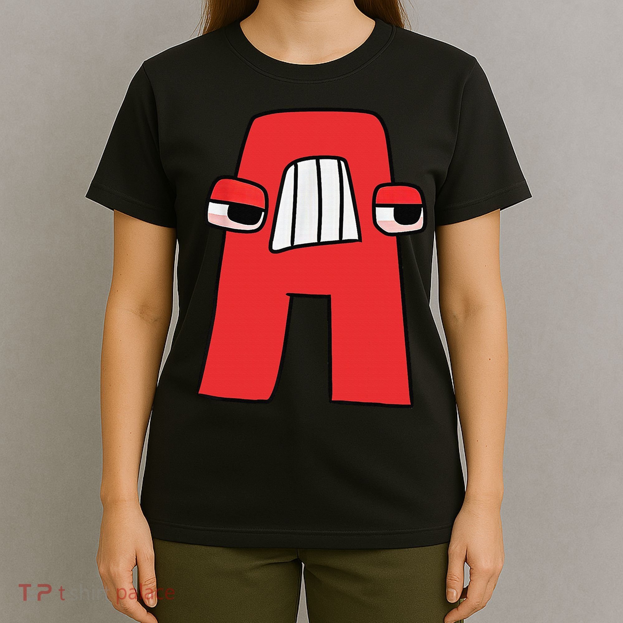 Villain Letter Abc Costume Boys Matching Evil Alphabet Lore T-Shirt
