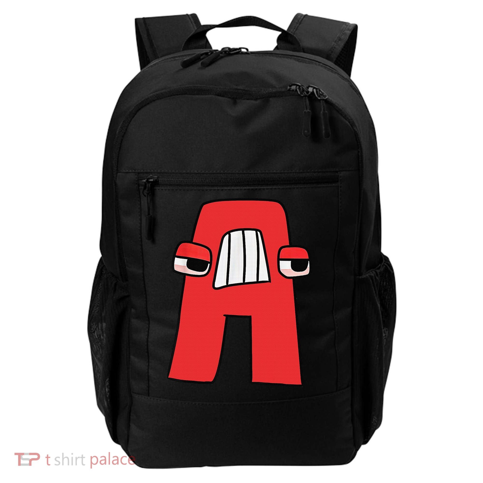 Villain Letter Abc Costume Boys Matching Evil Alphabet Lore Backpack