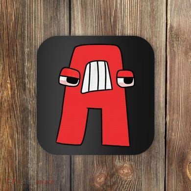 Villain Letter Abc Costume Boys Matching Evil Alphabet Lore Coaster