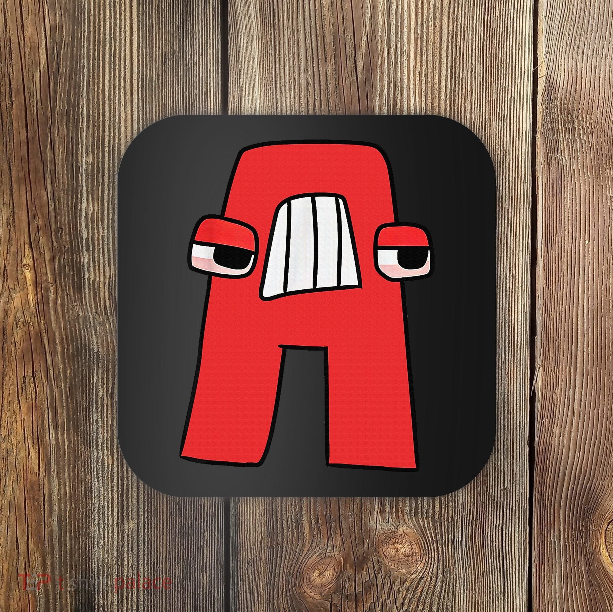 Villain Letter Abc Costume Boys Matching Evil Alphabet Lore Coaster