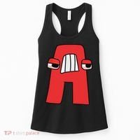 Villain Letter Abc Costume Boys Matching Evil Alphabet Lore Women's Tank Top thumb 0