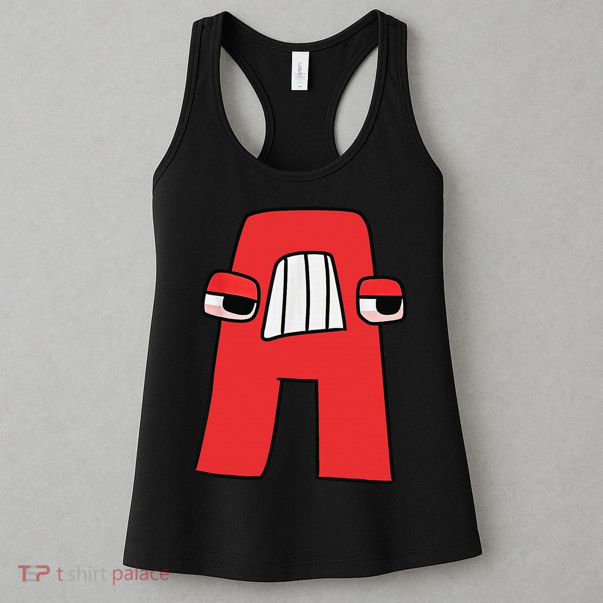 Villain Letter Abc Costume Boys Matching Evil Alphabet Lore Women's Tank Top