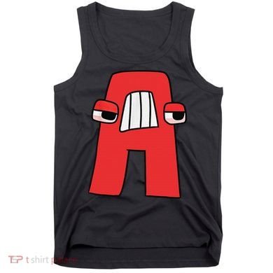 Villain Letter Abc Costume Boys Matching Evil Alphabet Lore Tank Top