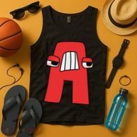 Villain Letter Abc Costume Boys Matching Evil Alphabet Lore Tank Top thumb 4