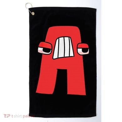 Villain Letter Abc Costume Boys Matching Evil Alphabet Lore Golf Towel