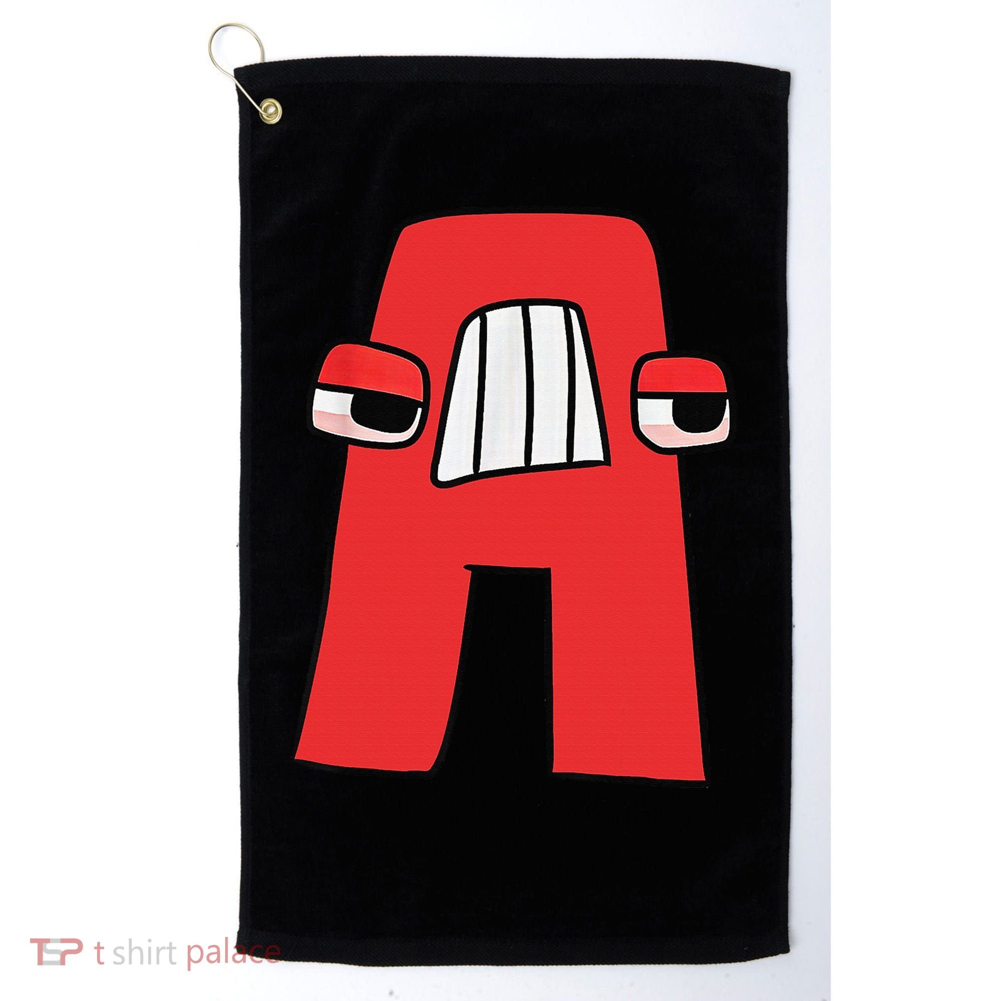 Villain Letter Abc Costume Boys Matching Evil Alphabet Lore Golf Towel