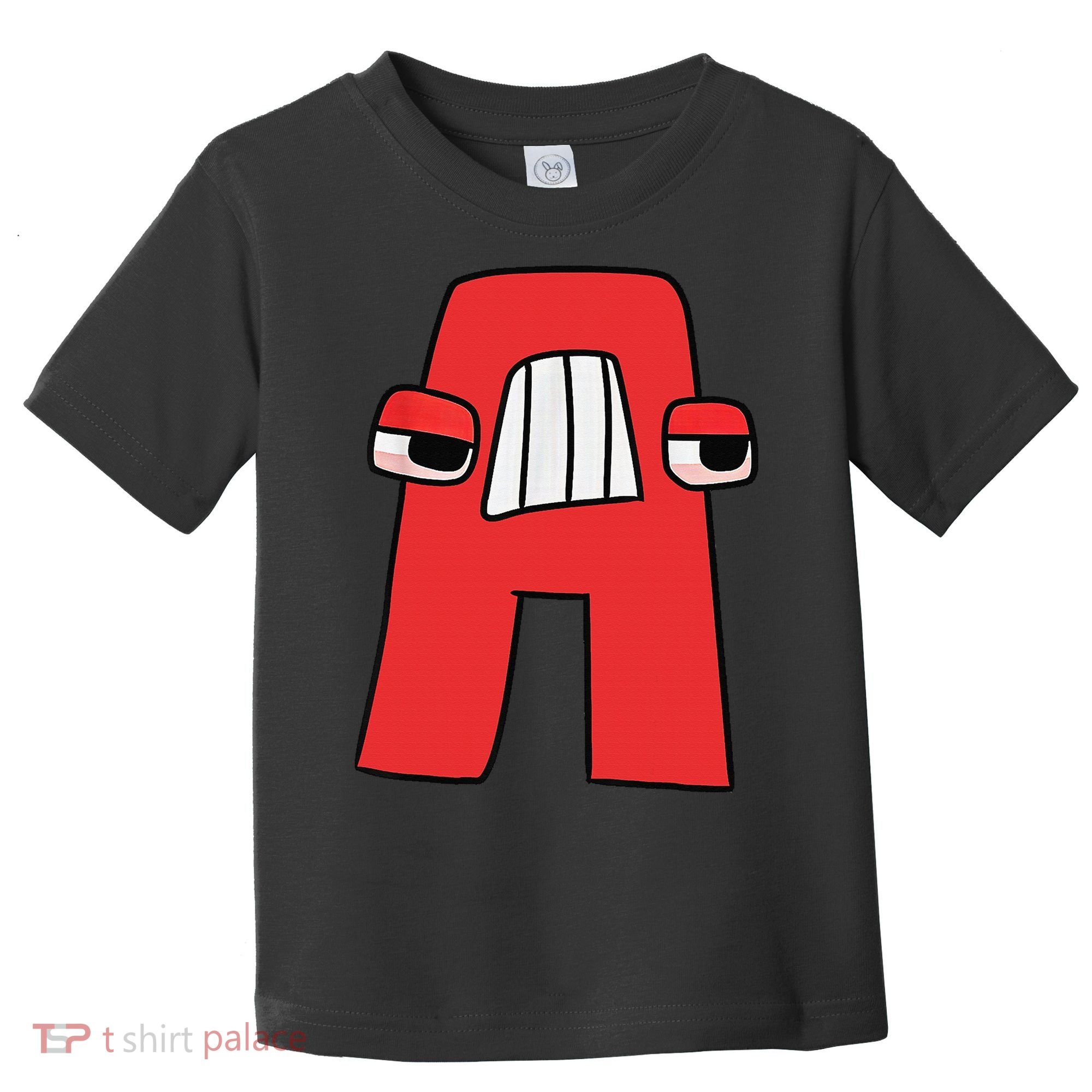Villain Letter Abc Costume Boys Matching Evil Alphabet Lore Toddler T-Shirt