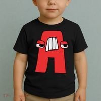 Villain Letter Abc Costume Boys Matching Evil Alphabet Lore Toddler T-Shirt thumb 2