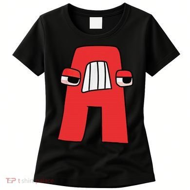 Villain Letter Abc Costume Boys Matching Evil Alphabet Lore Women's T-Shirt