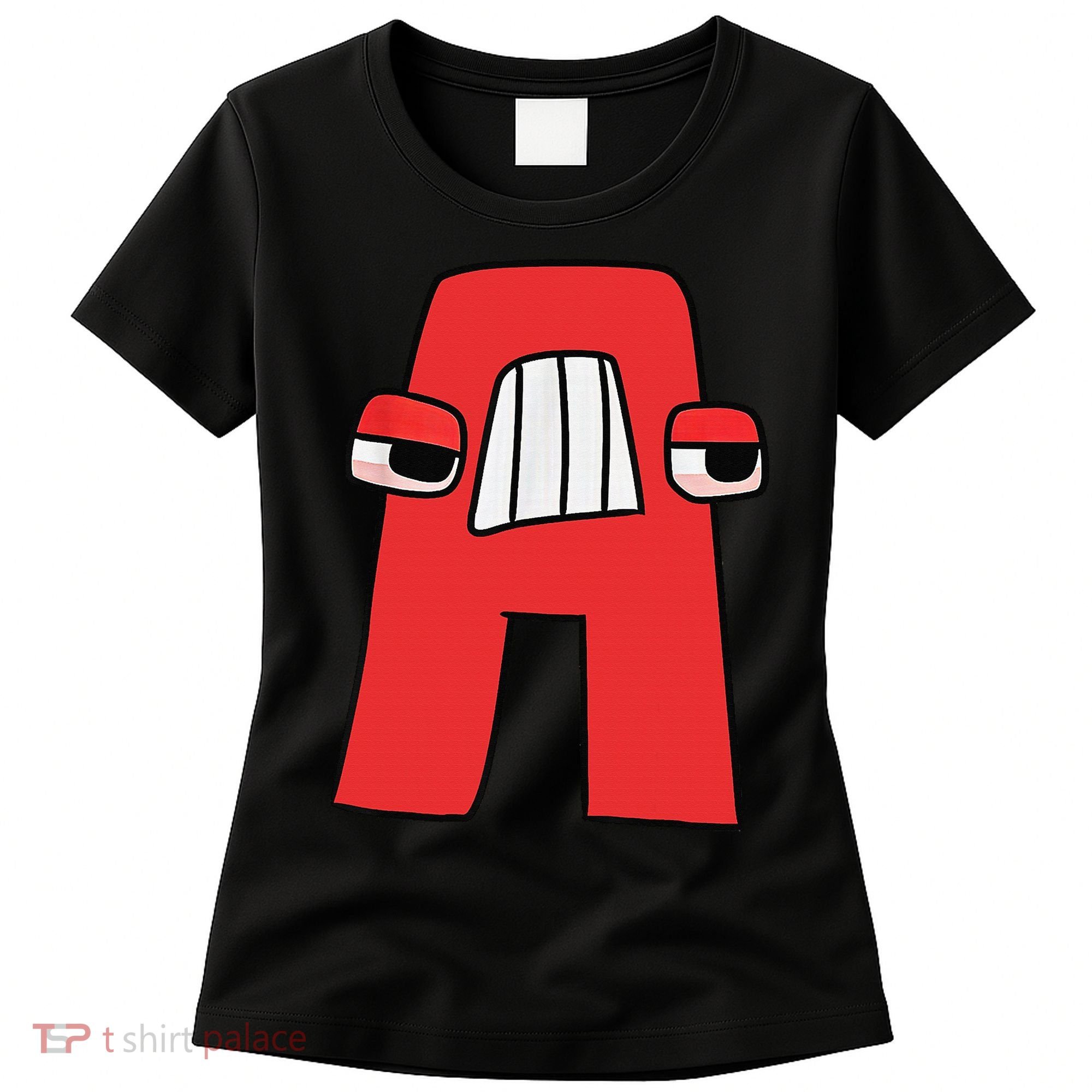 Villain Letter Abc Costume Boys Matching Evil Alphabet Lore Women's T-Shirt