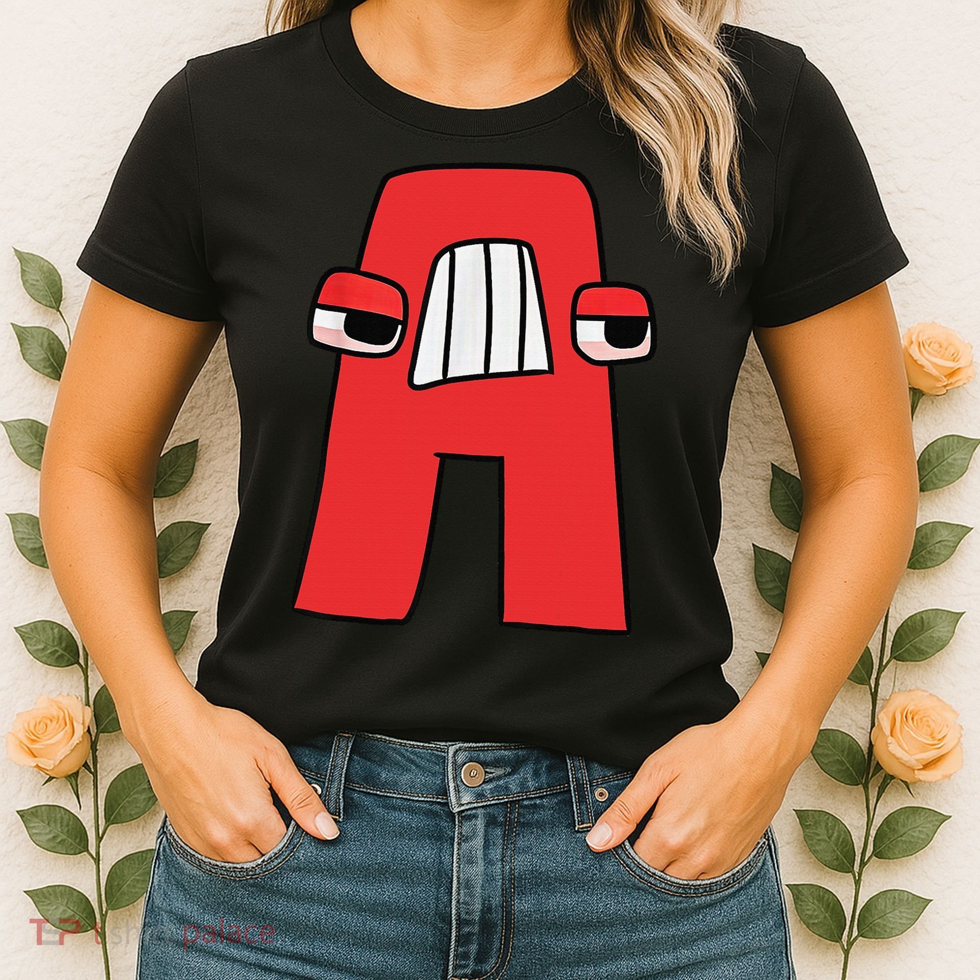 Villain Letter Abc Costume Boys Matching Evil Alphabet Lore Women's T-Shirt