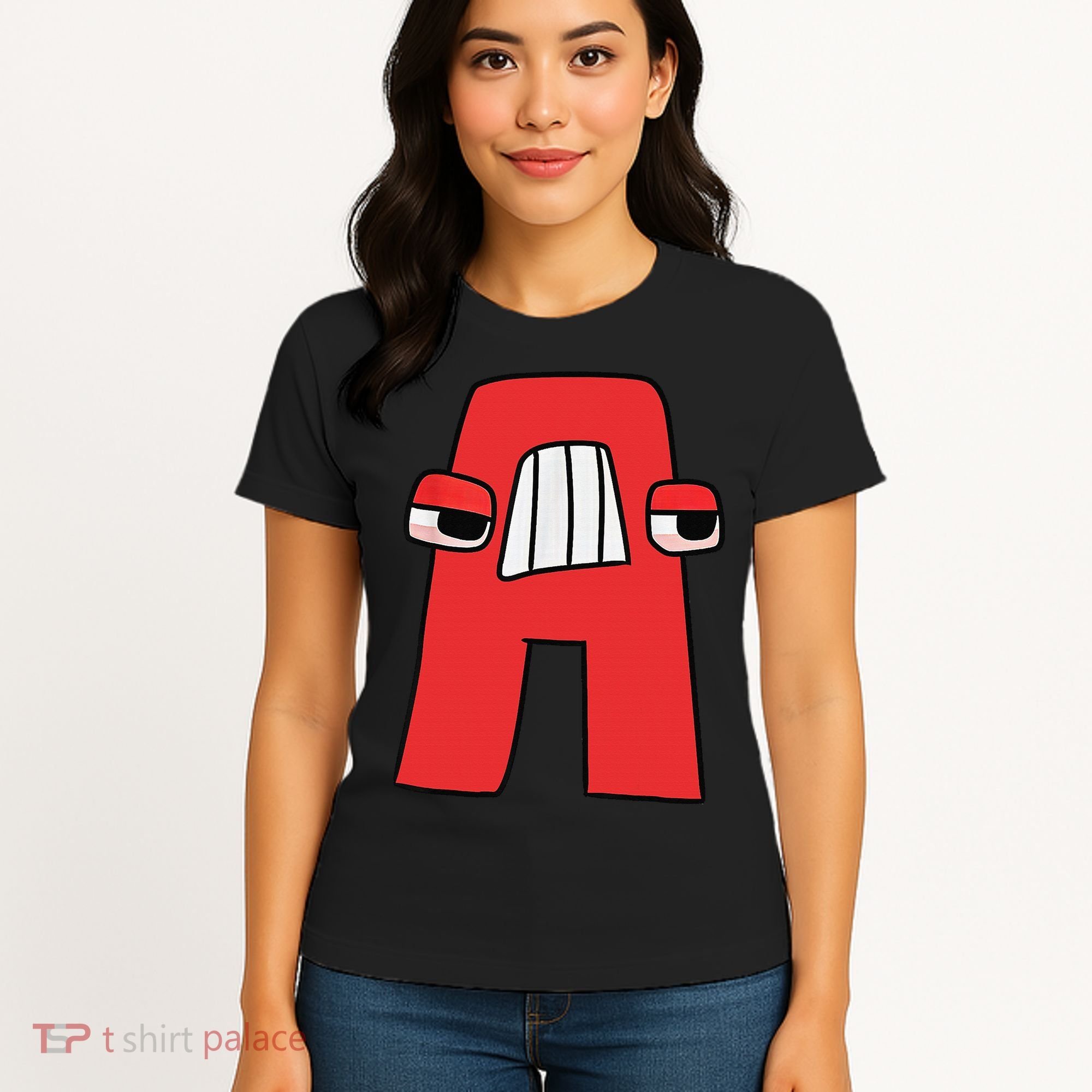 Villain Letter Abc Costume Boys Matching Evil Alphabet Lore Women's T-Shirt