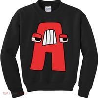 Villain Letter Abc Costume Boys Matching Evil Alphabet Lore Kids Sweatshirt thumb 0