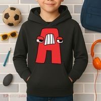 Villain Letter Abc Costume Boys Matching Evil Alphabet Lore Kids Hoodie thumb 2