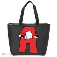 Villain Letter Abc Costume Boys Matching Evil Alphabet Lore Tote Bag thumb 0