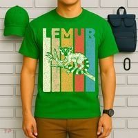 Vintage Lemur Animal Researcher Zookeeper Lemur Lover T-Shirt thumb 6