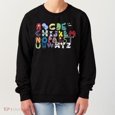 Villain Letter Abc Costumes Matching Evil Alphabet Lore Women's Sweatshirt