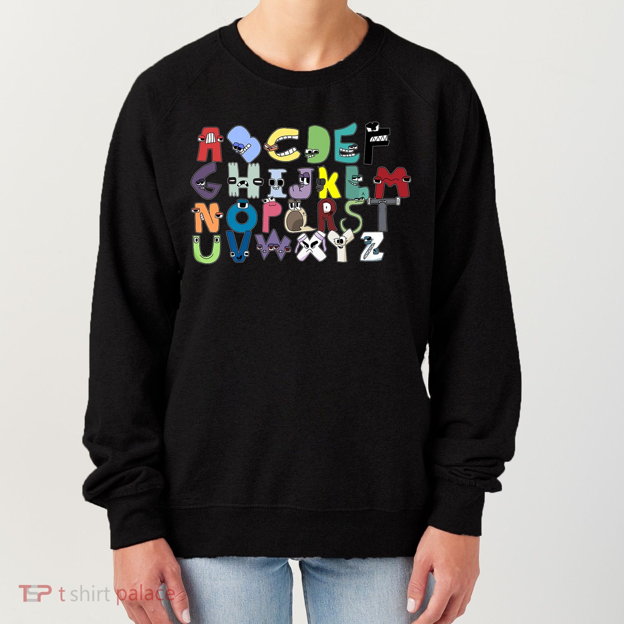 Villain Letter Abc Costumes Matching Evil Alphabet Lore Women's Sweatshirt