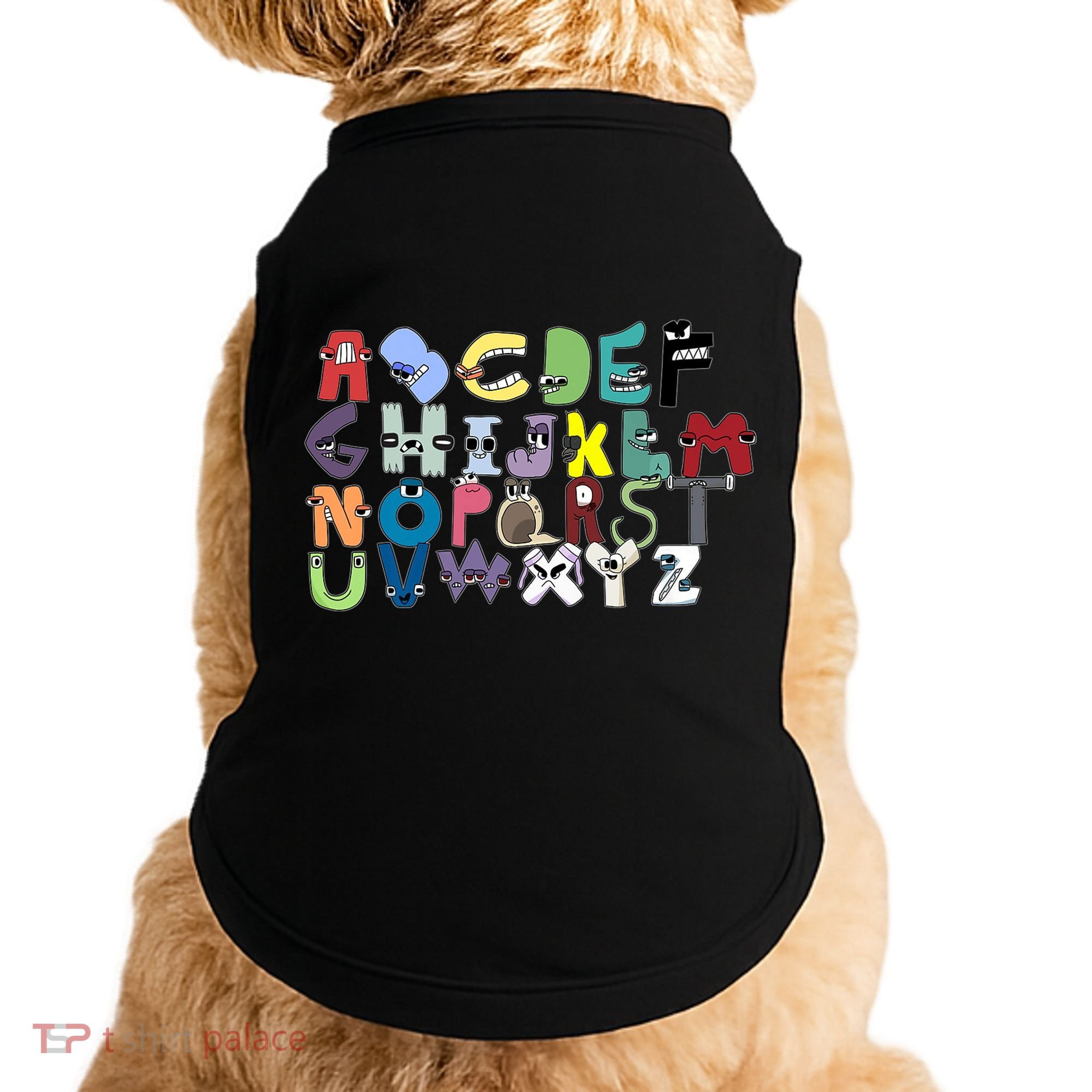 Villain Letter Abc Costumes Matching Evil Alphabet Lore Doggie Tank