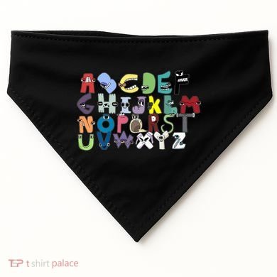 Villain Letter Abc Costumes Matching Evil Alphabet Lore USA-Made Doggie Bandana